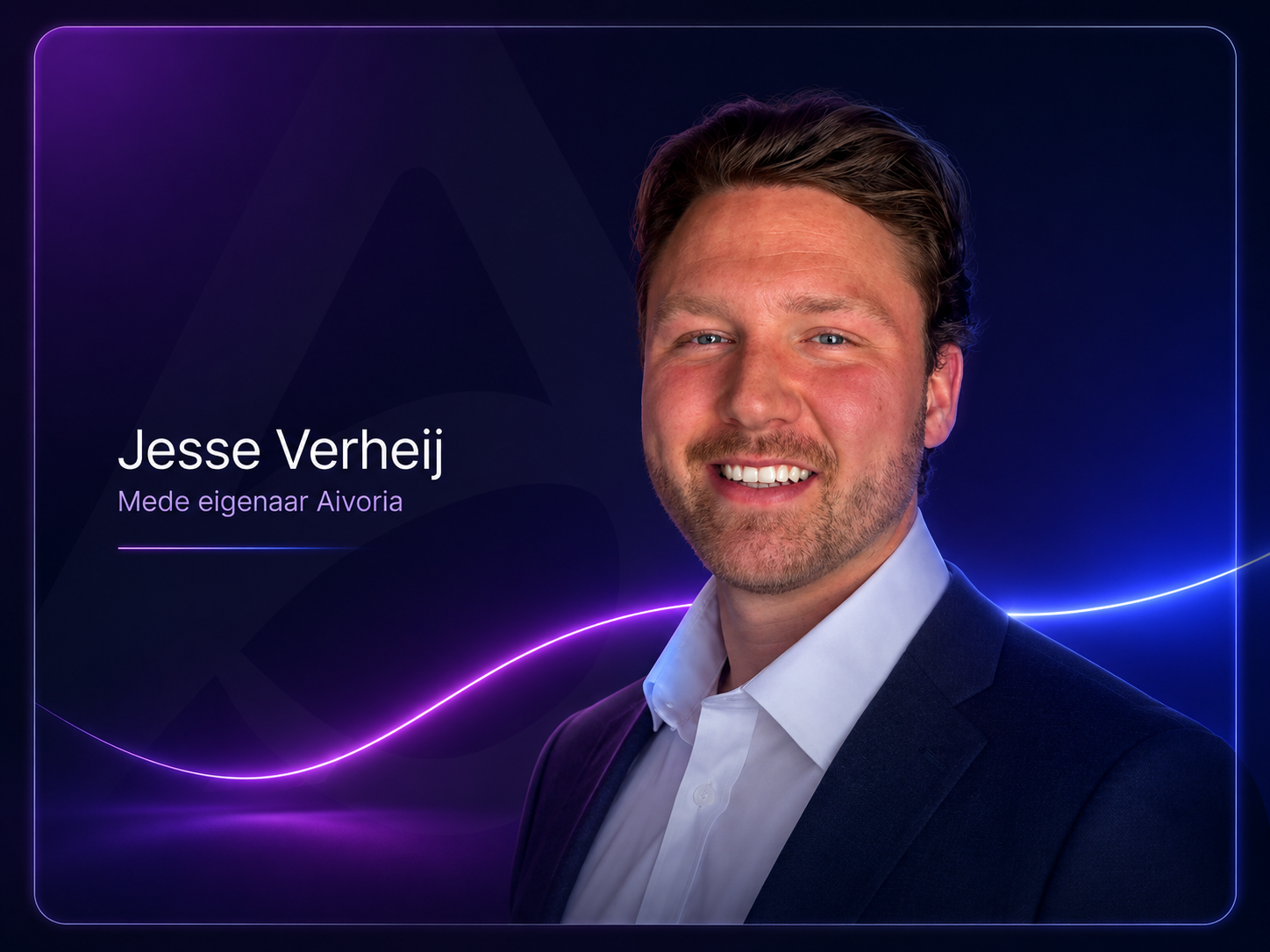 Jesse Verheij — mede eigenaar Aivoria
